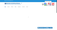 Desktop Screenshot of denexinternational.com